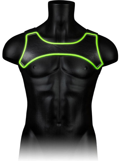 Ouch Glow in the Dark - Neoprene Body Harness