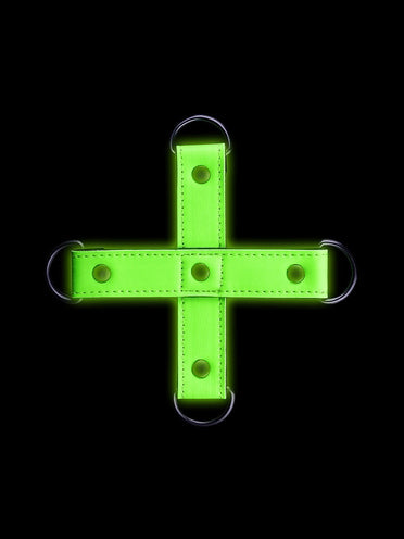 Ouch Hogtie - Glow in the Dark - Neon Green/Black