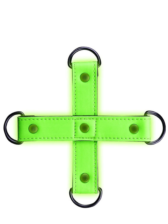 Ouch Hogtie - Glow in the Dark - Neon Green/Black