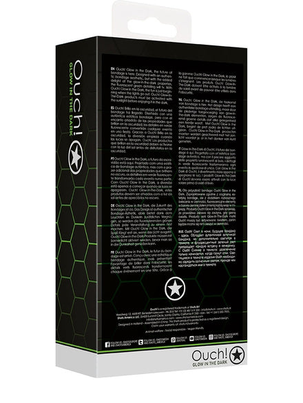 Ouch Hogtie - Glow in the Dark - Neon Green/Black