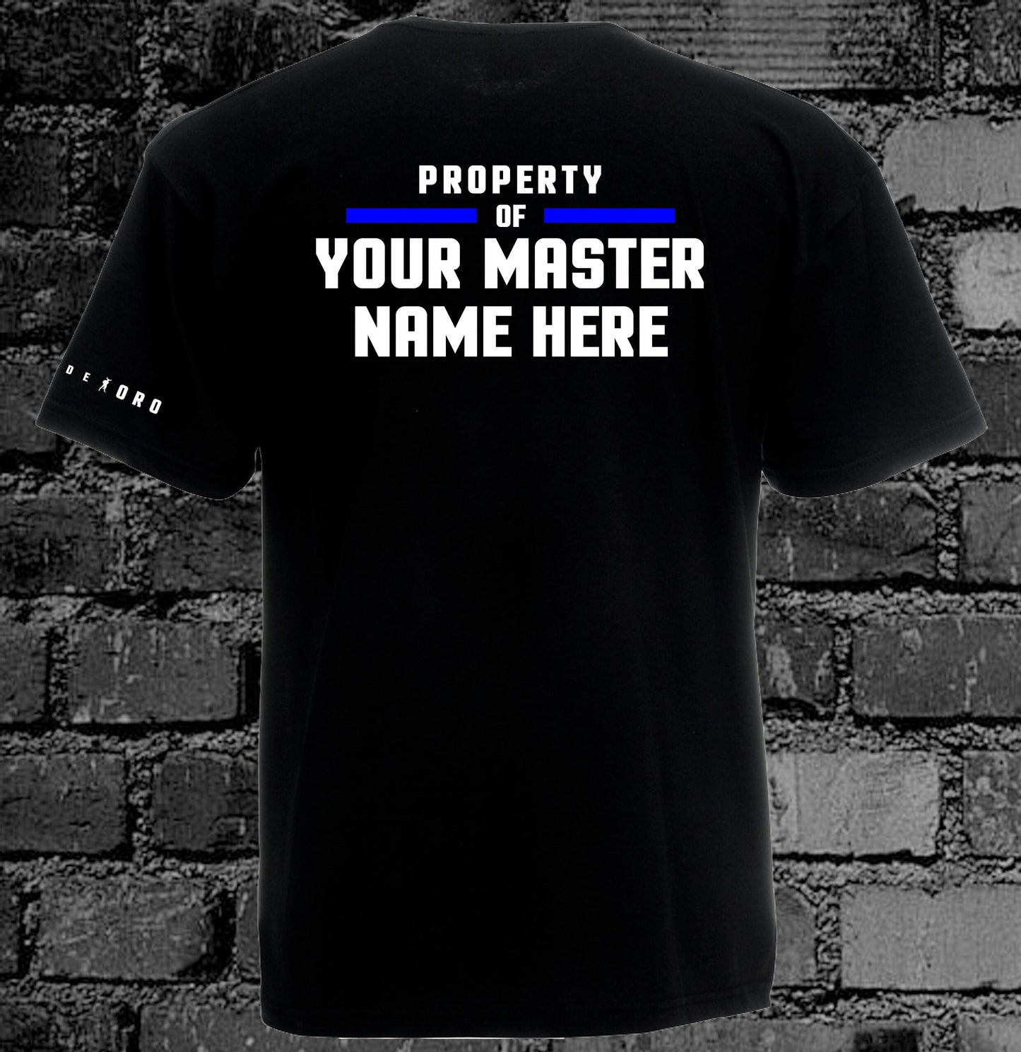 Rabo De Toro – PROPERTY OF – Camiseta Gay BDSM Personalizada de Posesión Fetichista
