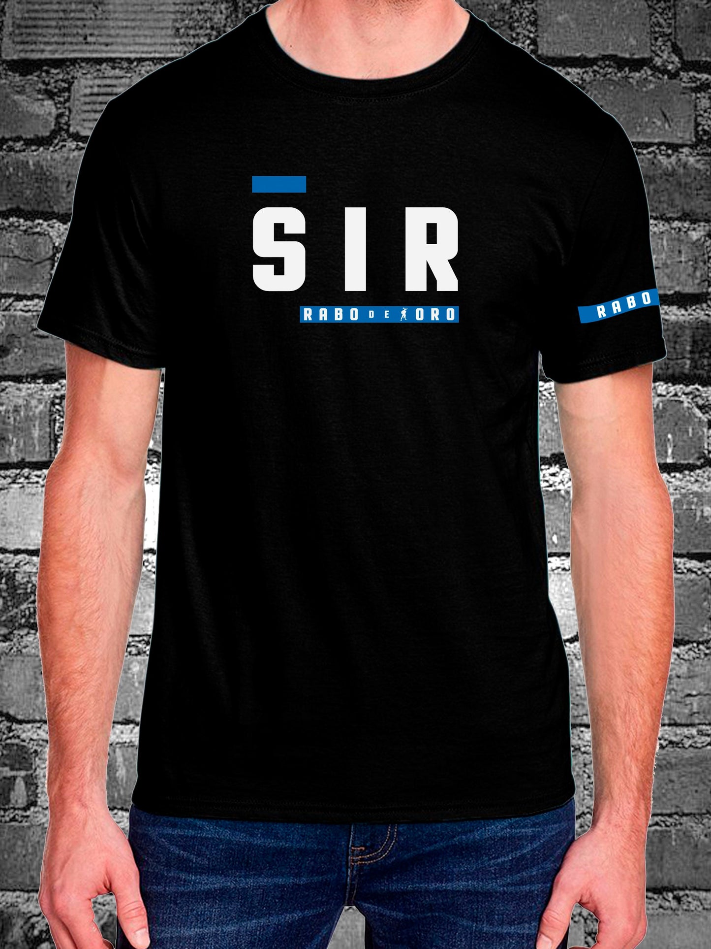 SIR - Black T-Shirt with Hanky Code details
