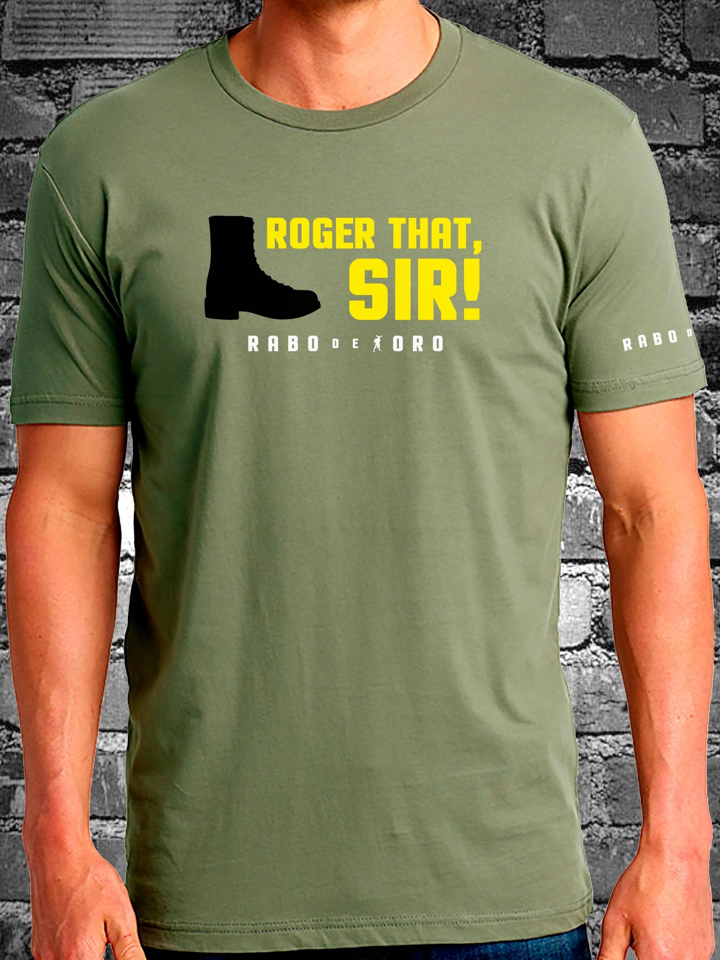Rabo De Toro - ROGER THAT, SIR! Olive T-Shirt