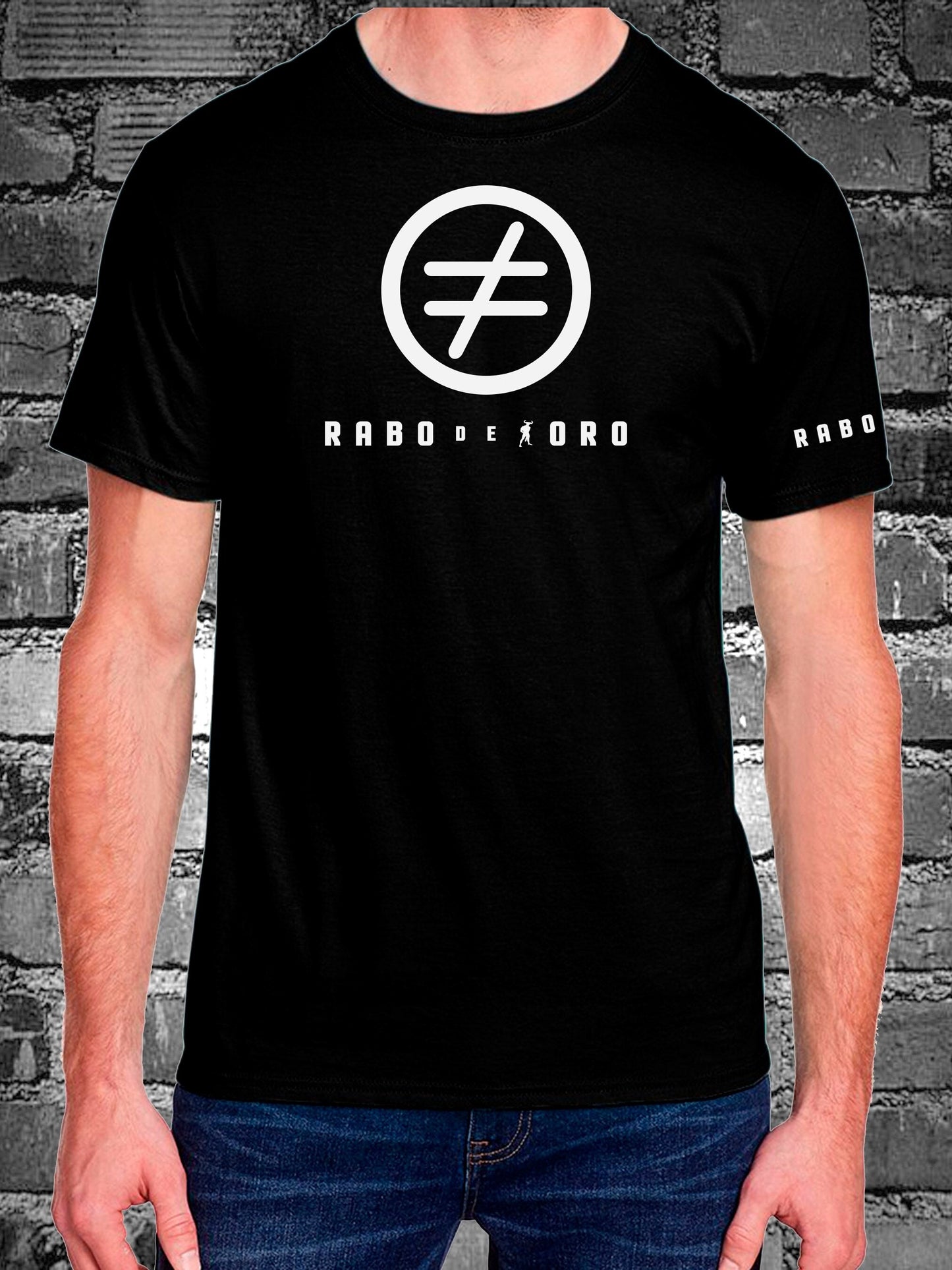 Inequality FLAG Black T-Shirt with White details
