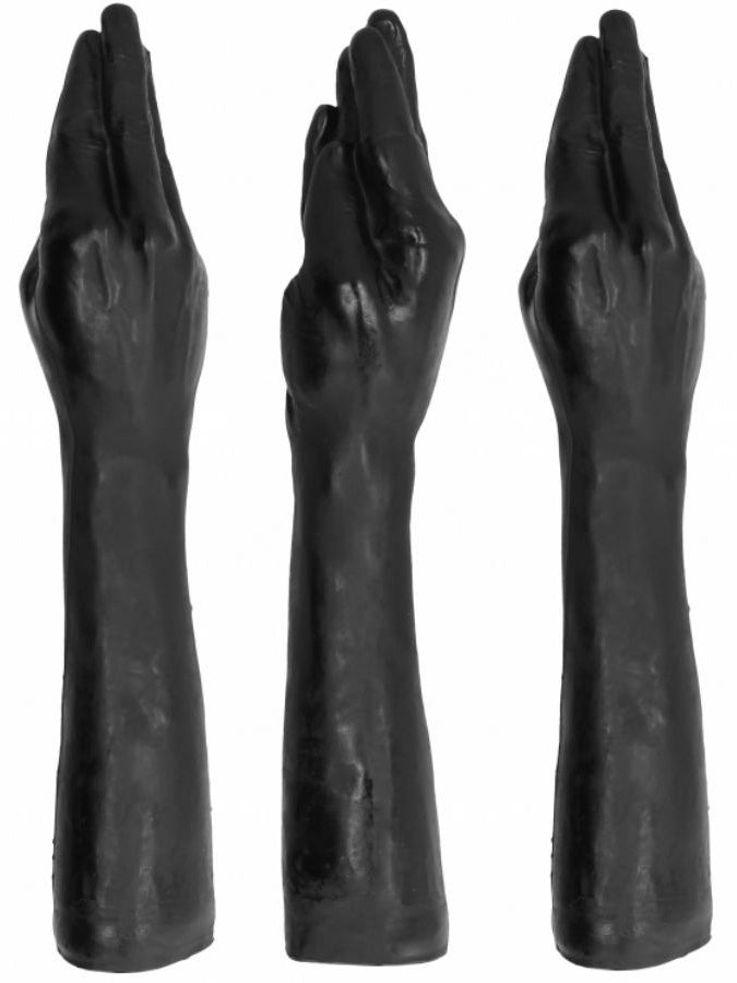 All Black - Hand Shape Anal Fist Dildo 40 cm