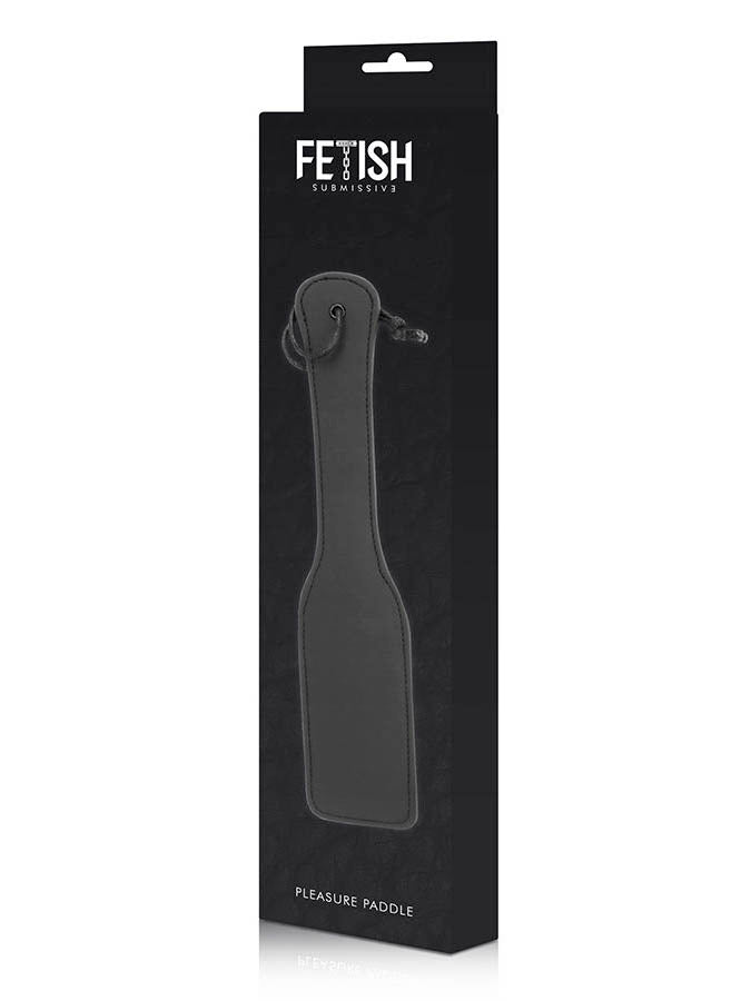 Fetish Submissive Black Paddle with Stitching