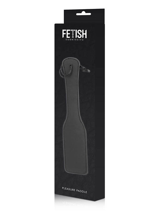 Fetish Submissive Black Paddle with Stitching