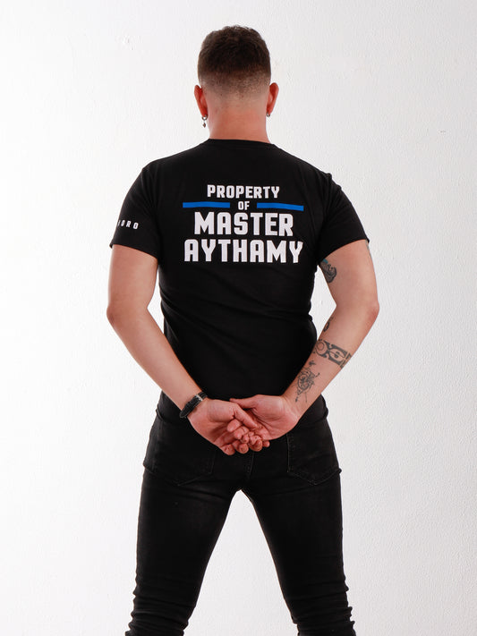 Rabo De Toro - PROPERTY OF Double Sided Black T-Shirt with Padlock design & CUSTOM text