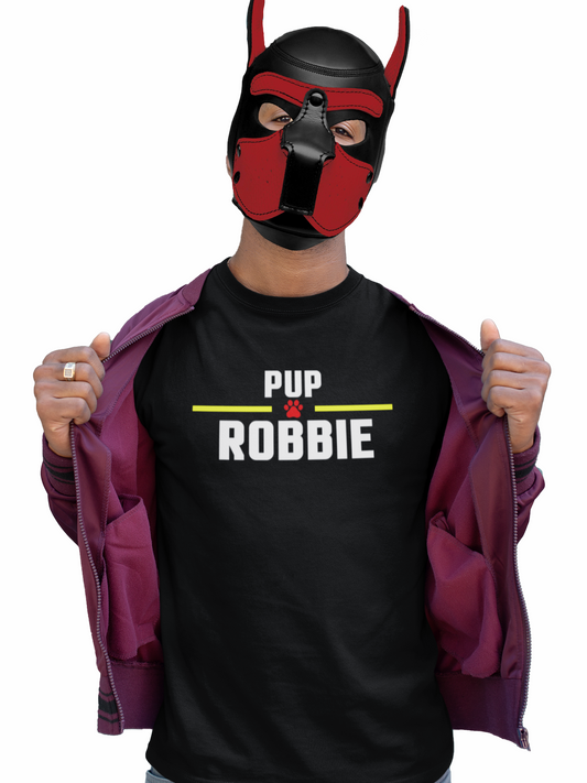 Rabo De Toro - PUP with CUSTOM name Black T-Shirt