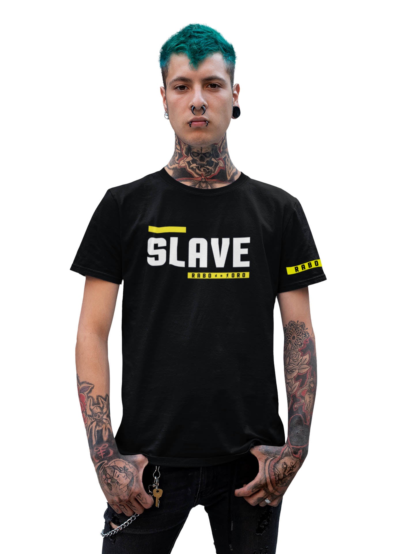 Rabo De Toro - SLAVE Black Hanky Code T-Shirt
