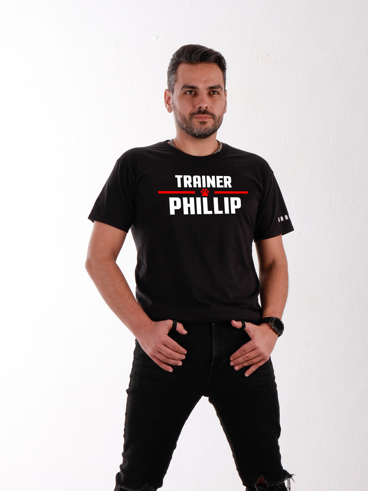 Rabo De Toro - TRAINER with CUSTOM name Black T-Shirt