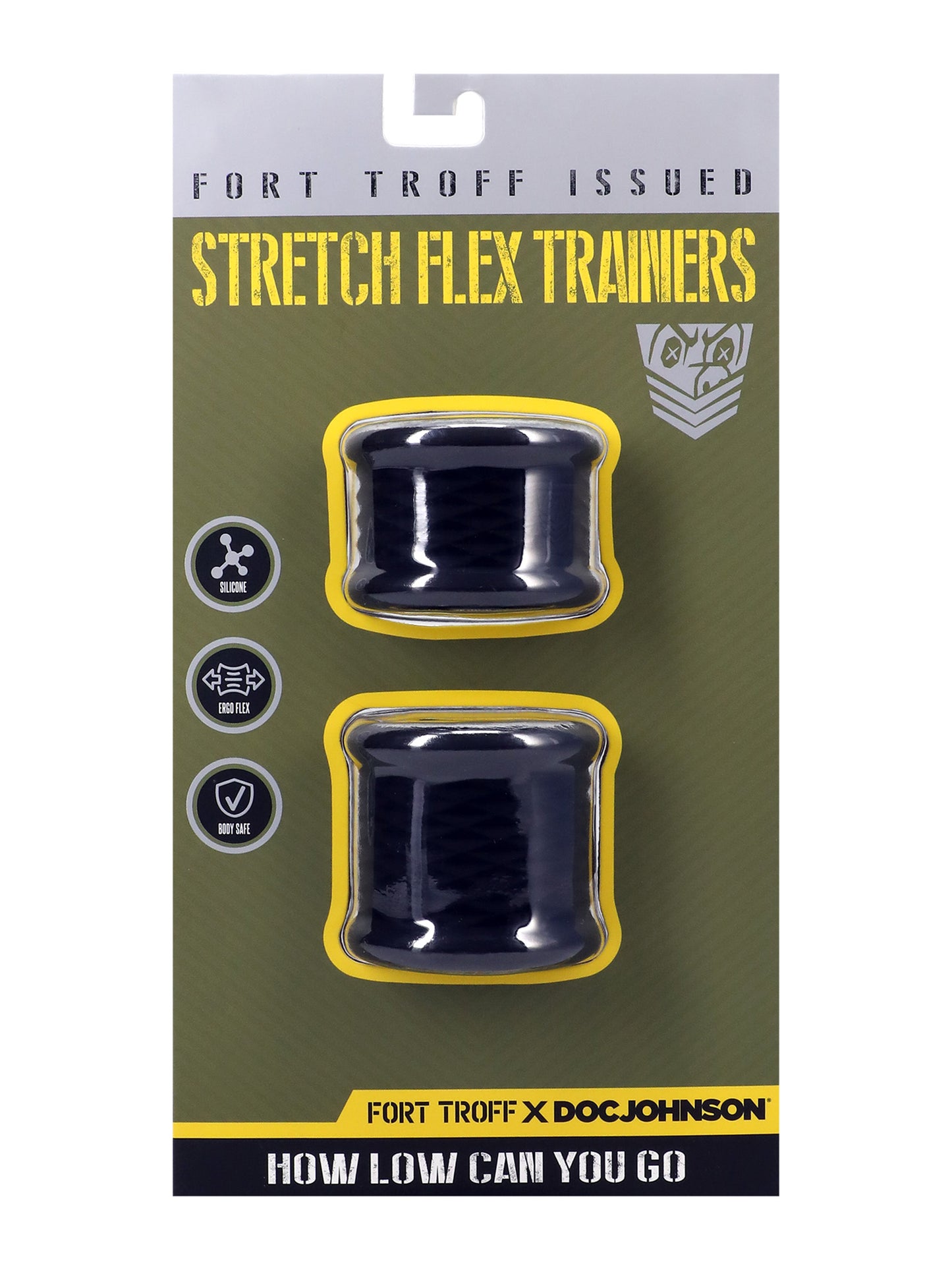 Doc Johnson - Fort Troff Stretch Flex Trainers - Set Anillos para Testículos 