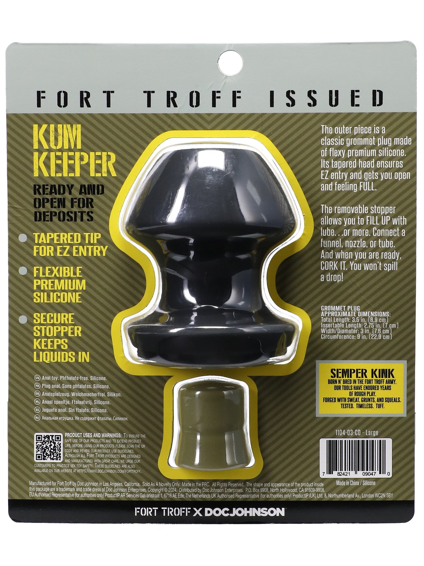 Doc Johnson - Fort Troff The Kum Keeper - Large