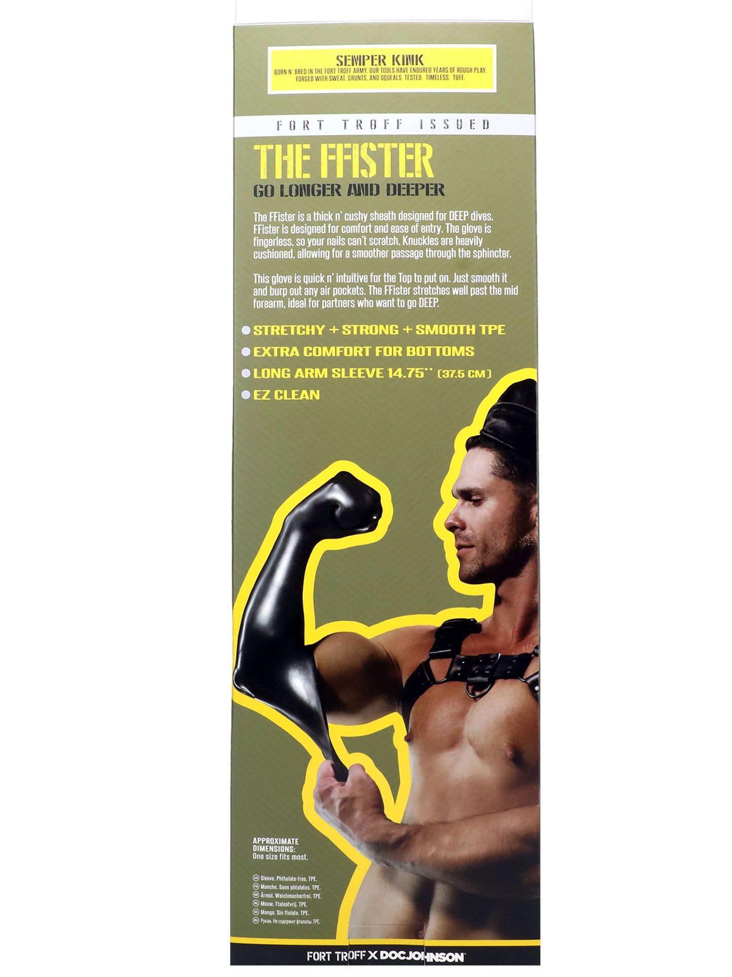 Doc Johnson - Fort Troff The FFister - Arm Sleeve - Black