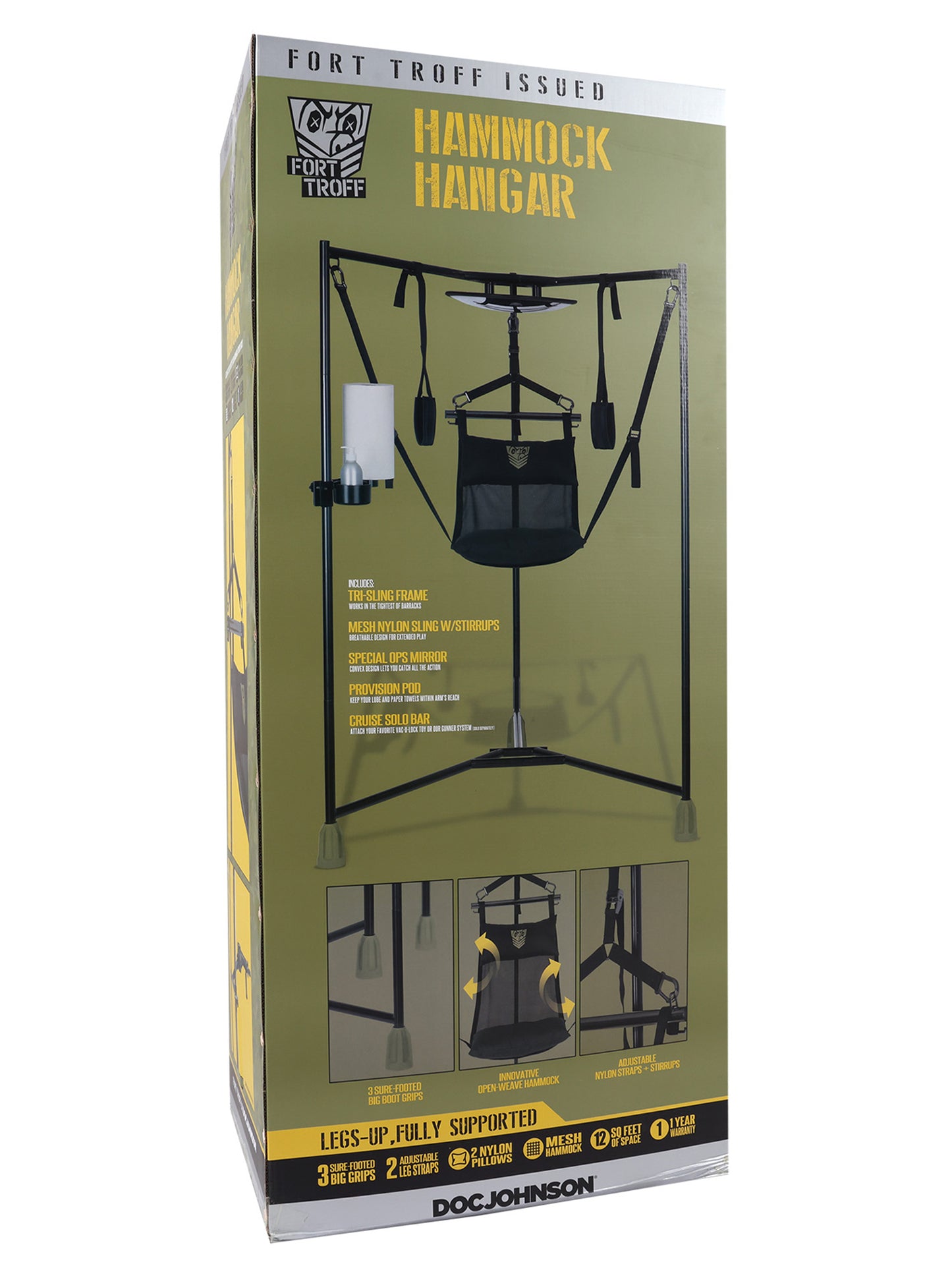 Doc Johnson - Fort Troff Hammock Hangar Sling / Columpio con estructura