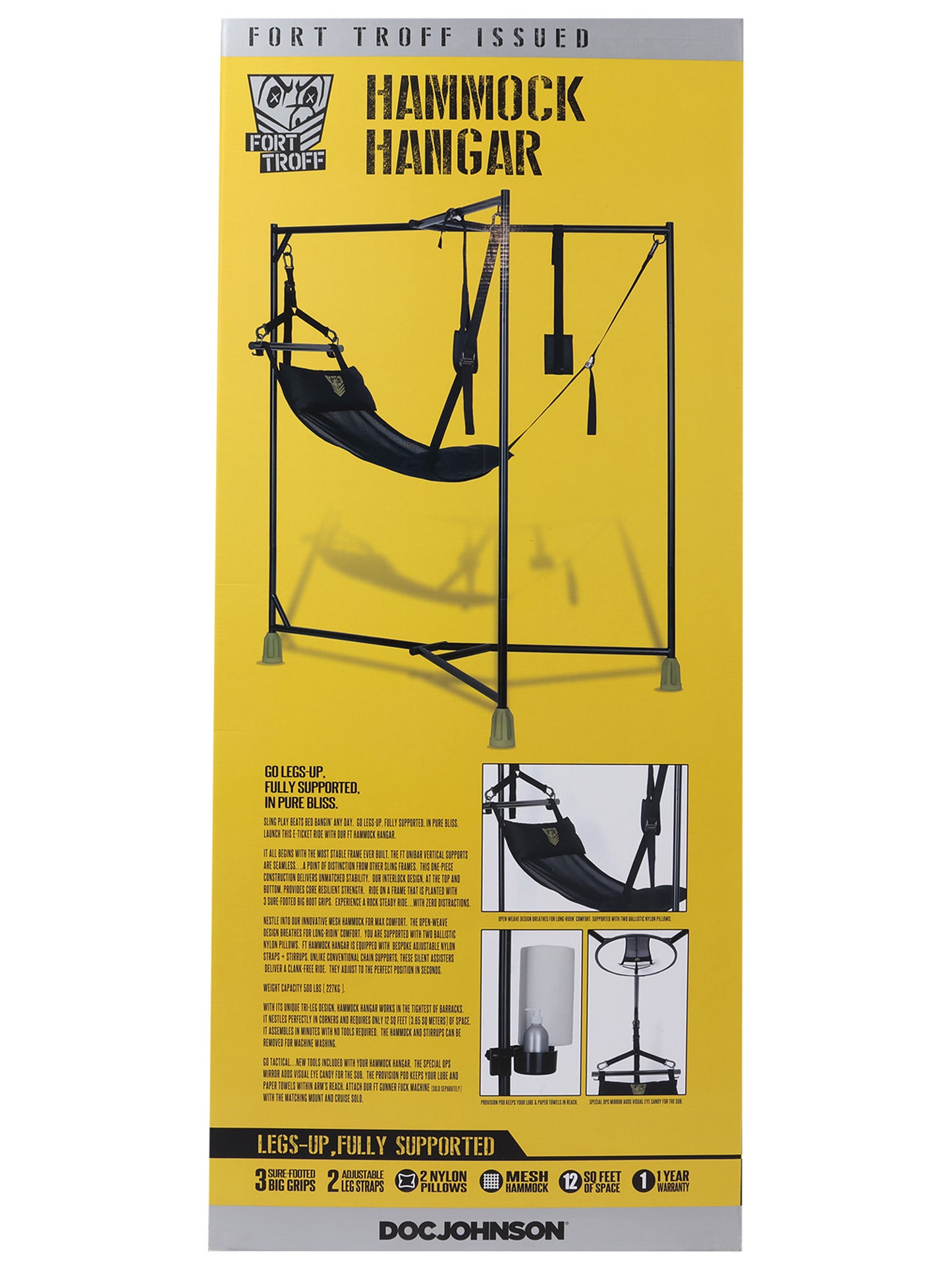 Doc Johnson - Fort Troff Hammock Hangar Sling / Columpio con estructura