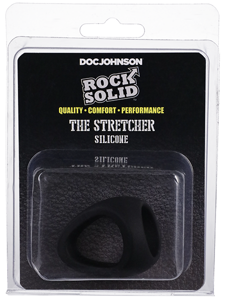 Doc Johnson - ROCK SOLID Estirador de Bolas con Anillo para el Pene