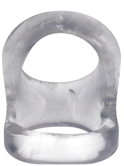 Doc Johnson - ROCK SOLID Dual Cock Ring The Hoist - Transparent