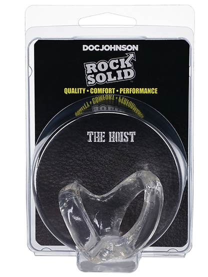 Doc Johnson - ROCK SOLID Dual Cock Ring The Hoist - Transparent