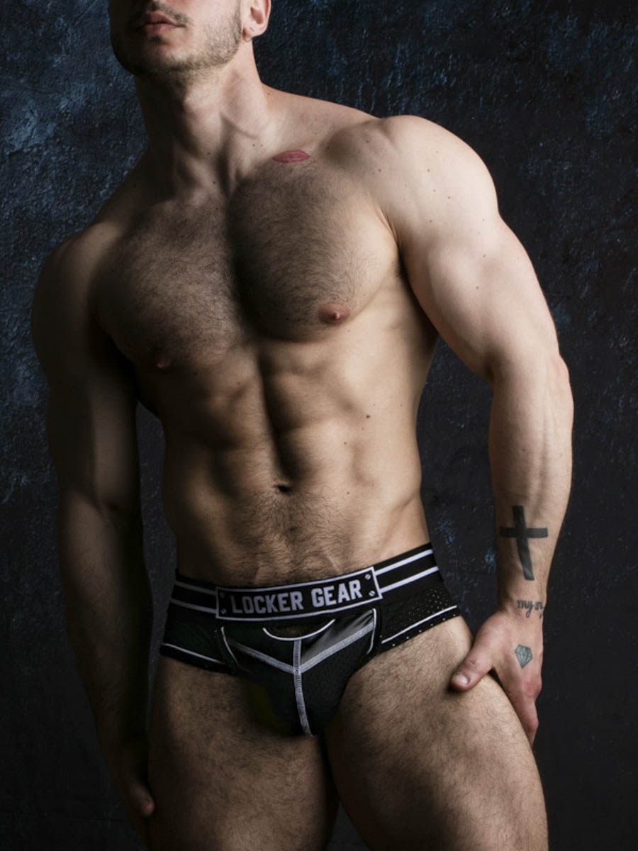 LOCKER GEAR - Open Front Bottomless Brief