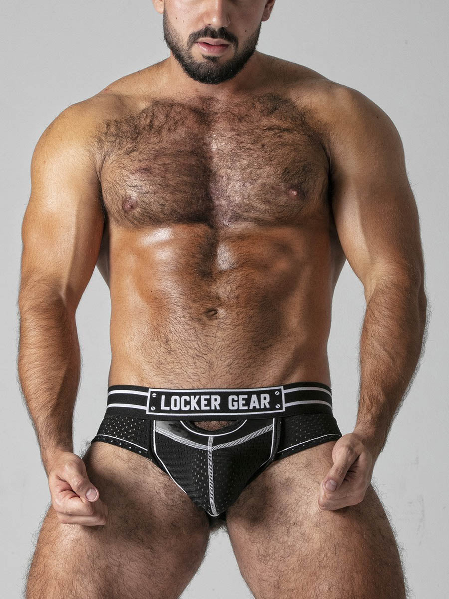 LOCKER GEAR - Open Front Bottomless Brief