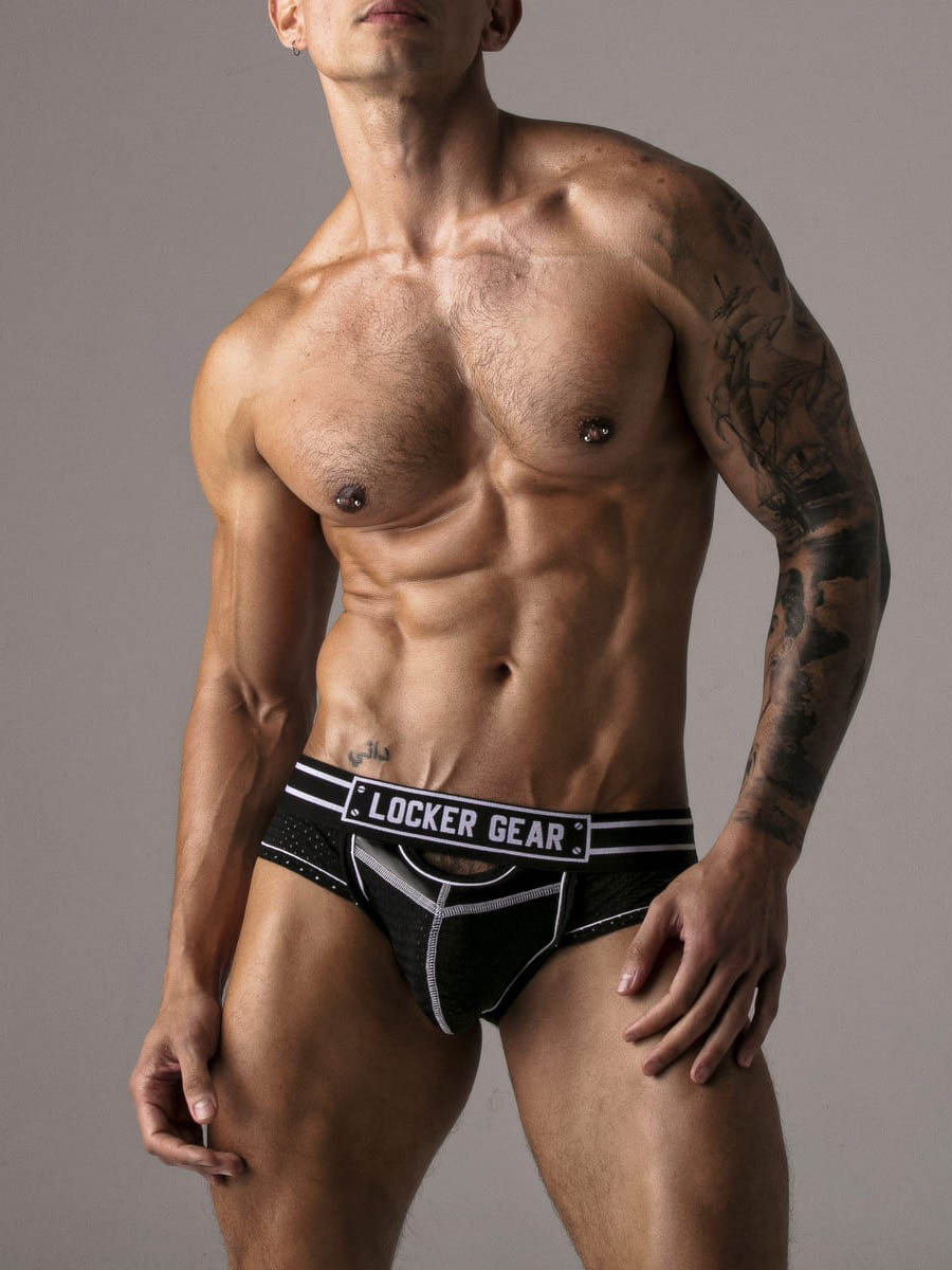 LOCKER GEAR - Open Front Bottomless Brief