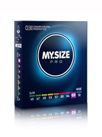 My.Size Pro - Latex Condoms with a width of 69 mm