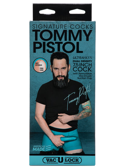 Doc Johnson - Signature Cocks Dual Density Realistic Dildo Flesh Tommy Pistol 19.7 cm