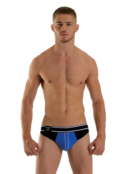 Mister B - URBAN Manhattan Jockstrap Blue and Black