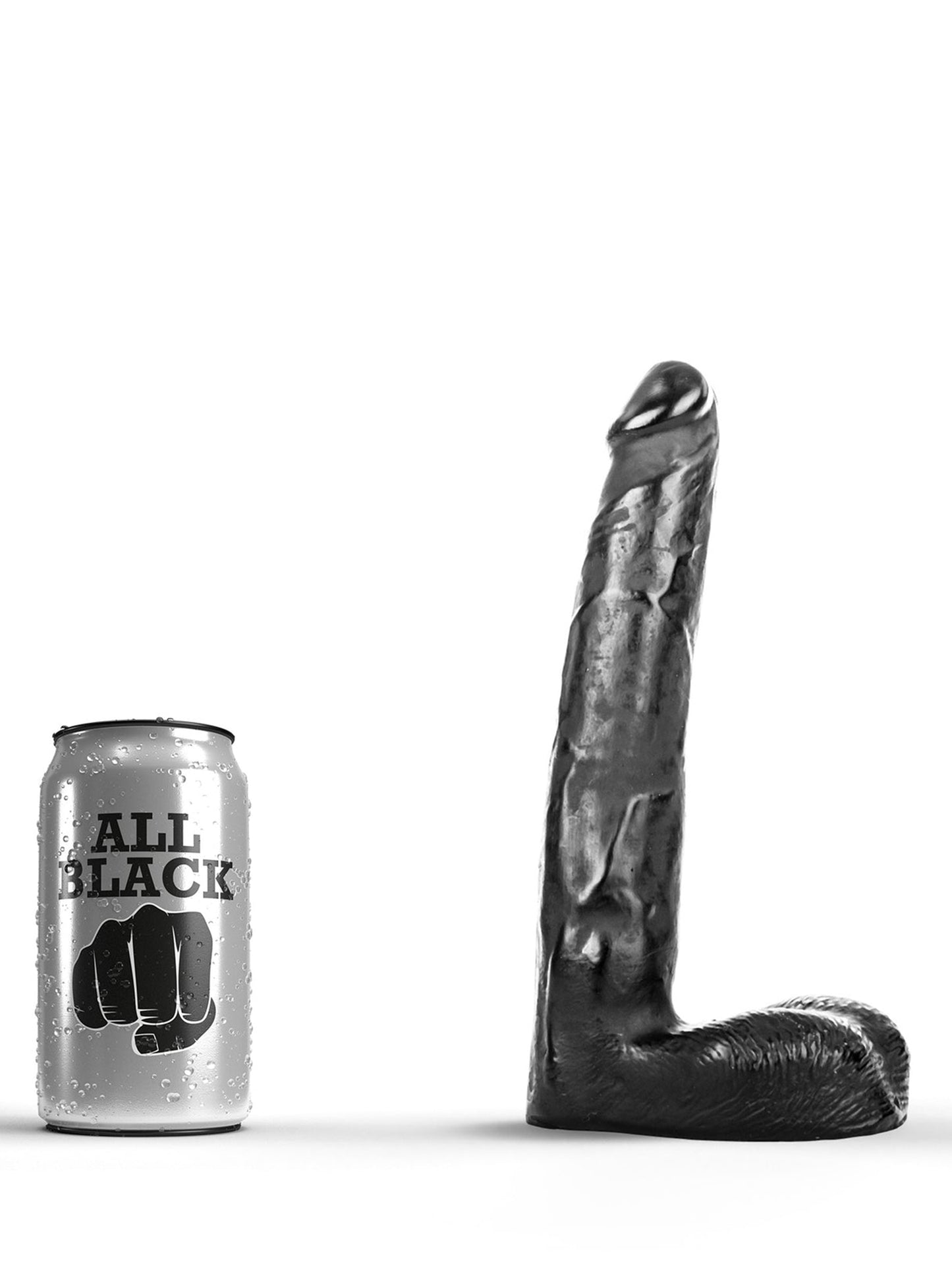All Black - Realistic Dildo Luis 20 cm