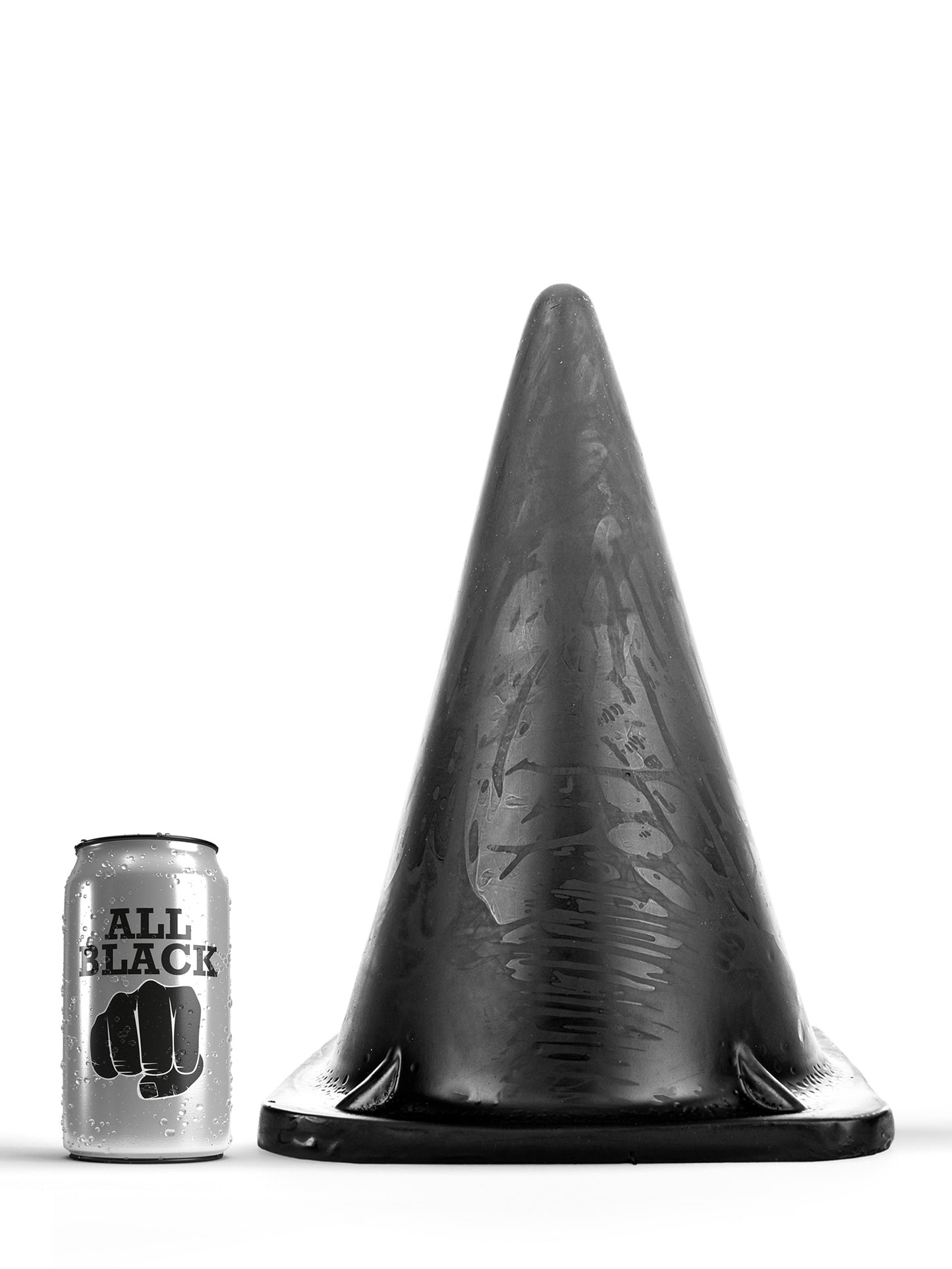 All Black - Big Cone Anal Plug 31 cm