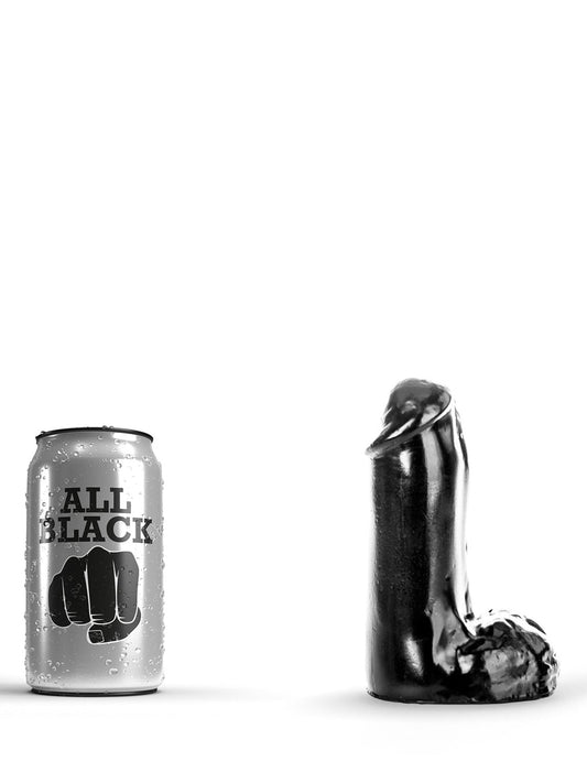 All Black - Dildo Realistico Grueso Joystick 13 cm