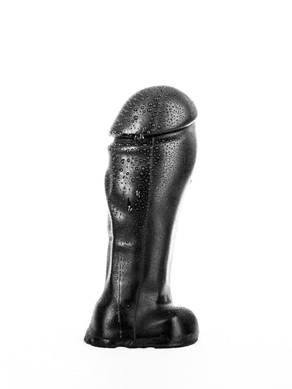 All Black - Realistic Thick Dildo Bed Snake 23,5 cm