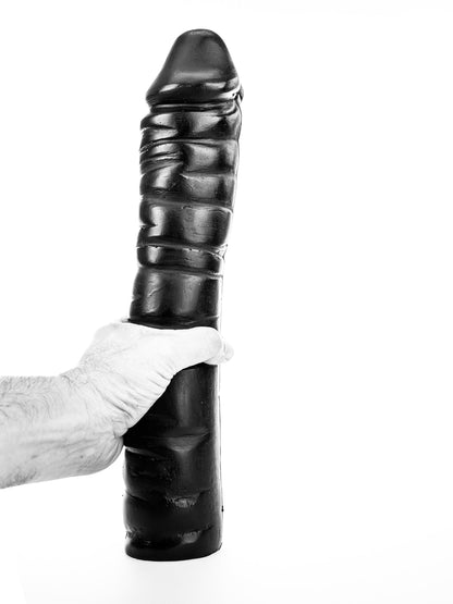 All Black - Realistic Big Dildo Raps 38 cm