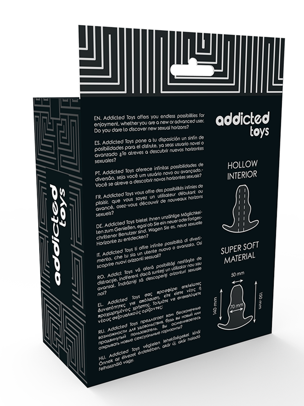 ADDICTED TOYS – Dilatateur Anal 15 cm Transparent