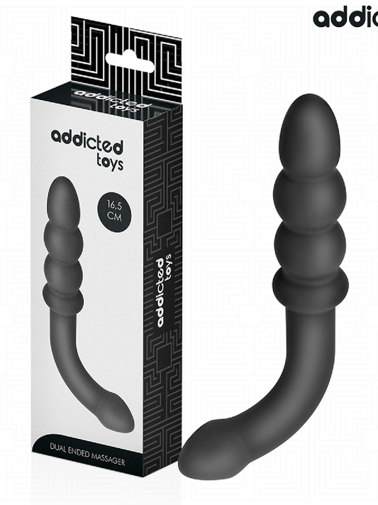 ADDICTED TOYS – Double Anal Massager Silicone 16.5cm