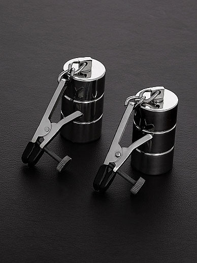 Triune - Alligator Nipple Clamps with Weight Cylinder