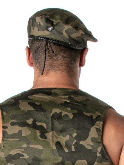 Tof Paris - Army Reversible Beret Camouflage and Black