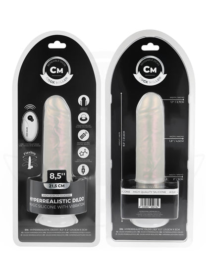 Cock Miller – Consolador de Silicona Hiperrealista – Vibración – Control Remoto – 21,5 cm