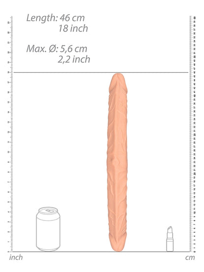 RealRock - Realistic Double Dong Flesh - 18" / 46 cm