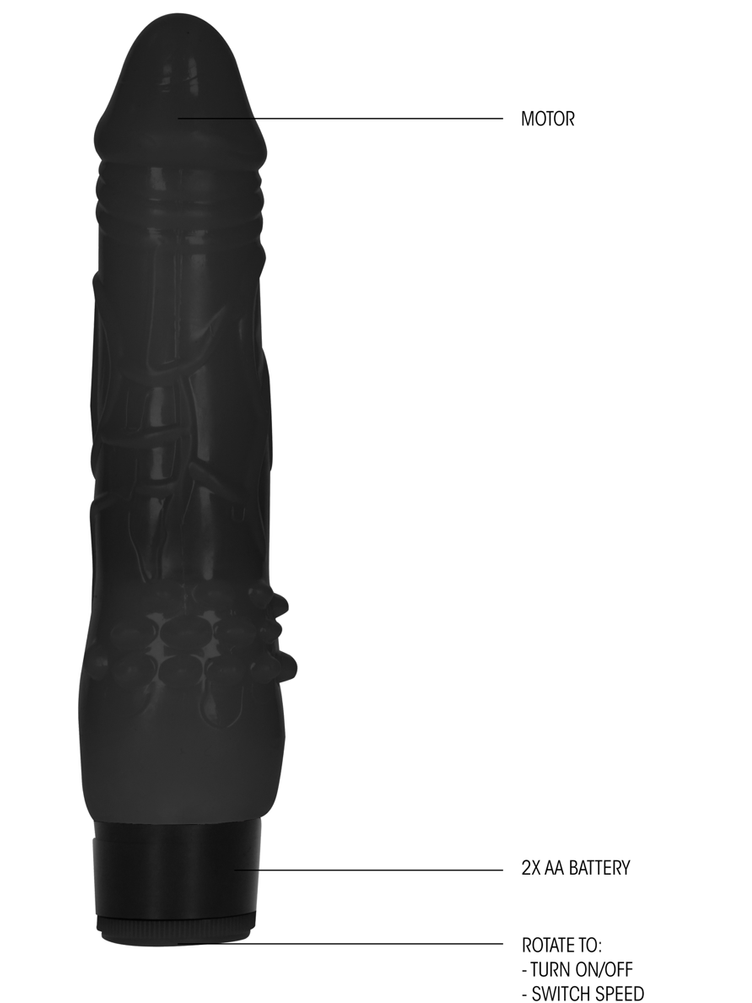 Shots - GC Fat Realistic Dildo Vibrator - 8" / 20 cm