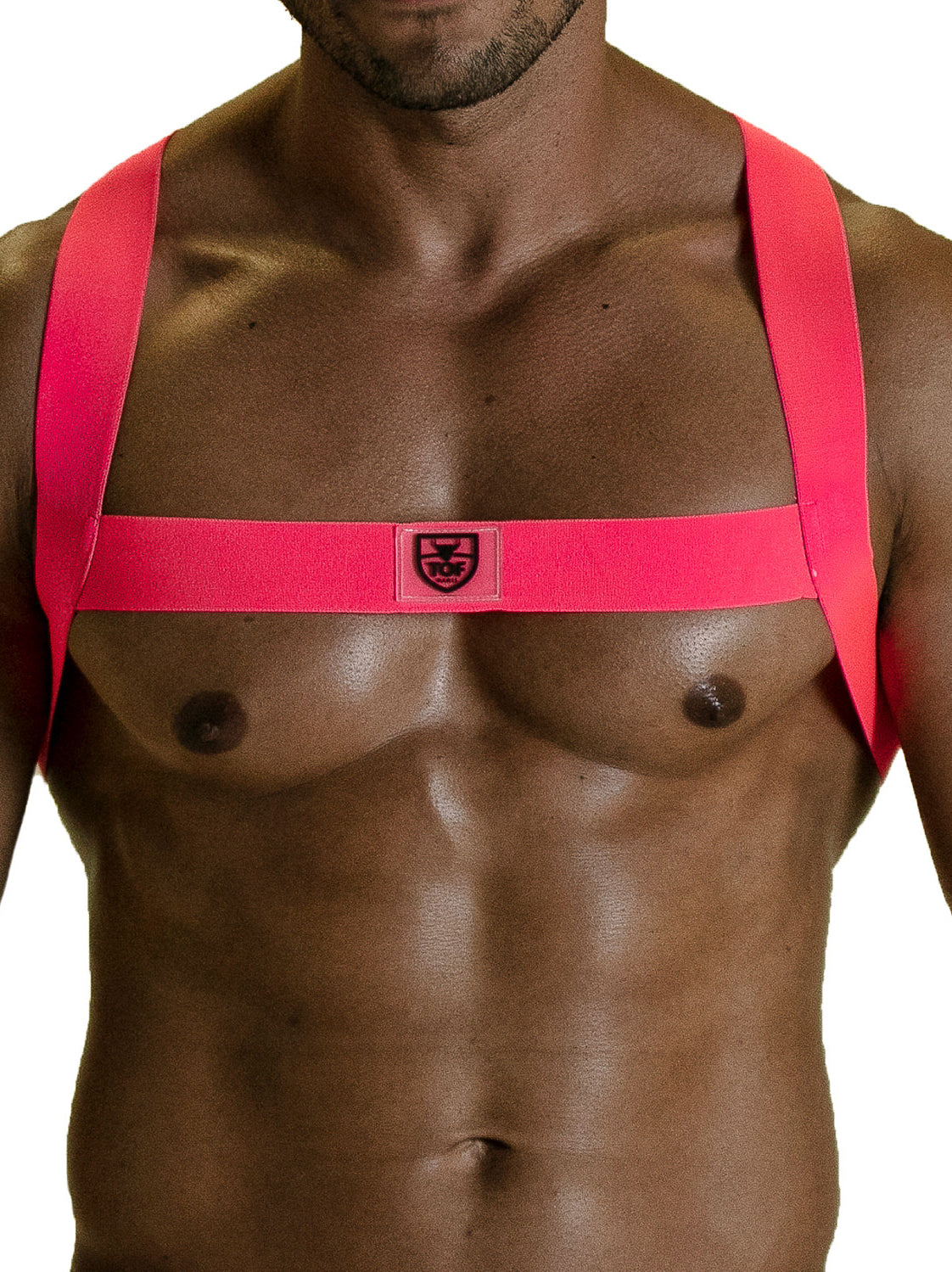 Tof Paris - Fetish Elastic Harness Neon Pink