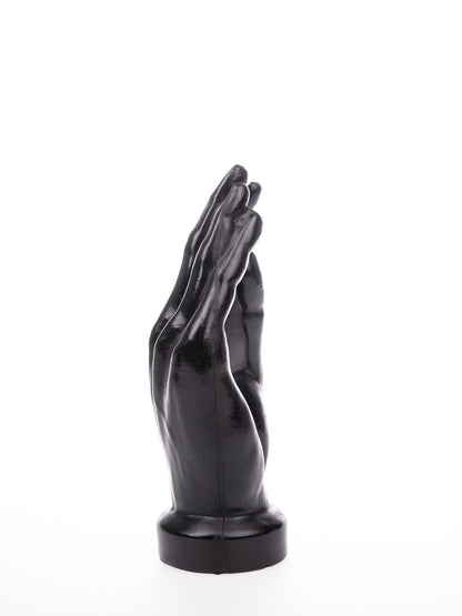 Hung System - Black PVC Fisting Plug Hello 24 cm
