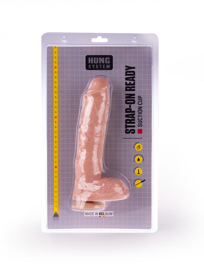 Hung System - Dildo Realistic Mickey with Suction Cup 24,5 cm - Flesh