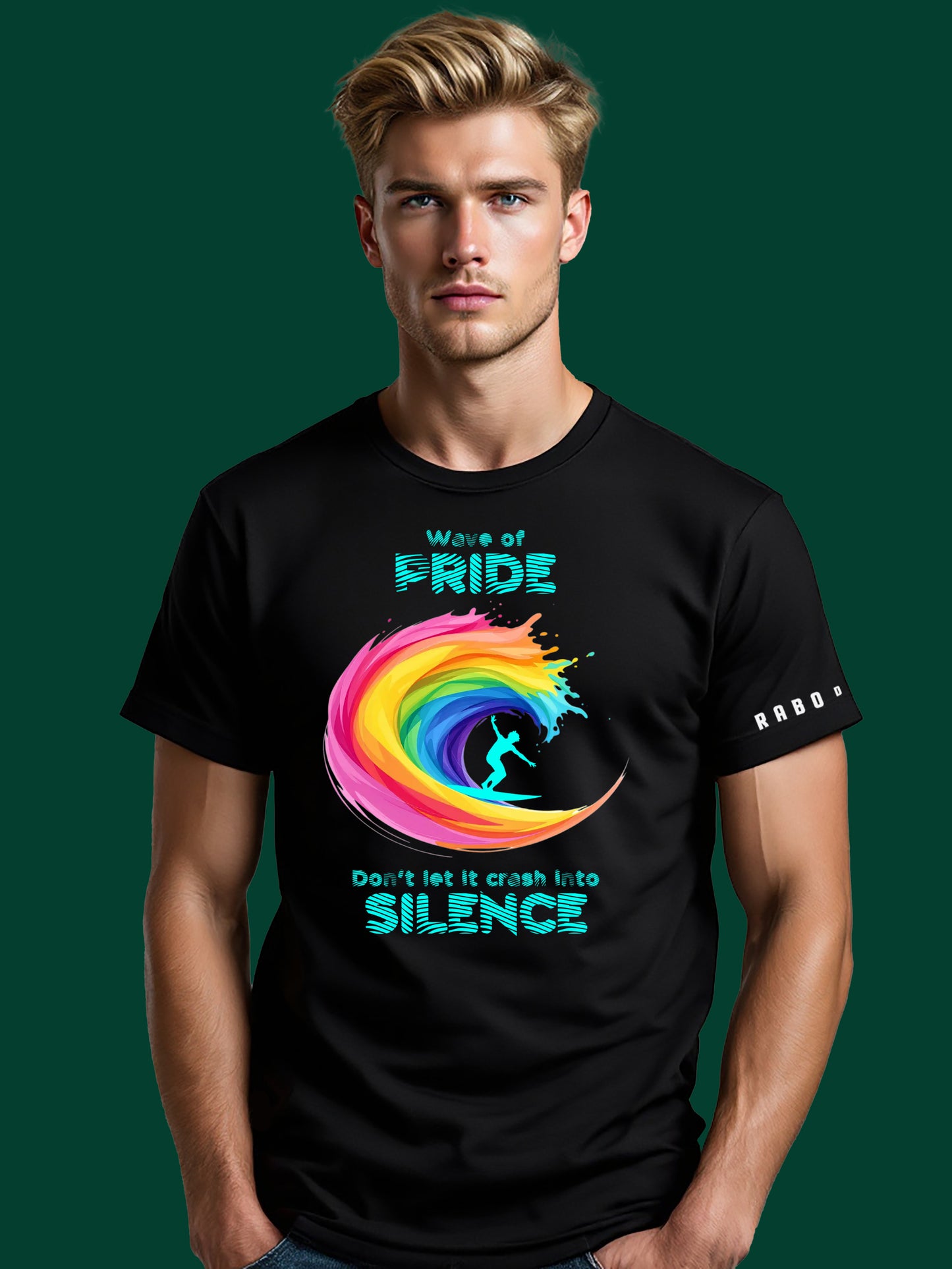 Rabo De Toro - Wave of Pride, Don’t Let It Crash Into Silence, Pride T-shirt