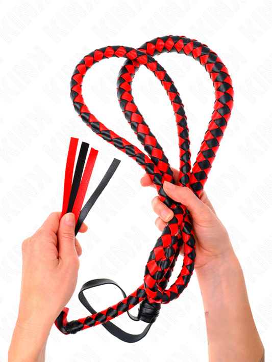 KINK - Red Long Snake Whip 210cm