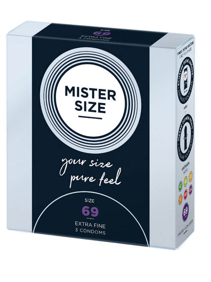 Mister Size - Condoms 69 mm – 3 Pcs