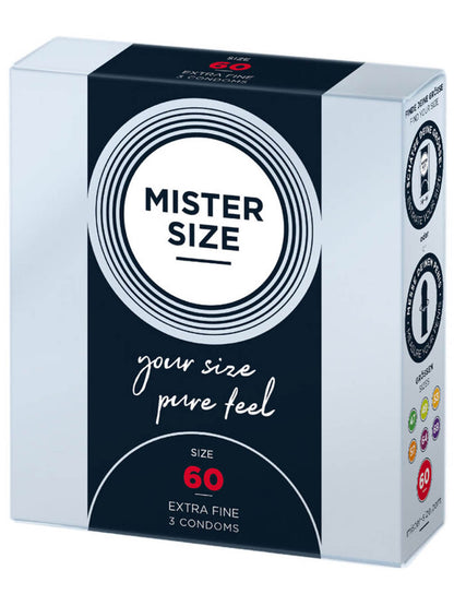 Mister Size - Condoms 60 mm – 3 Pcs