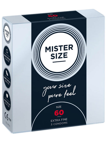 Mister Size - Condoms 60 mm – 3 Pcs