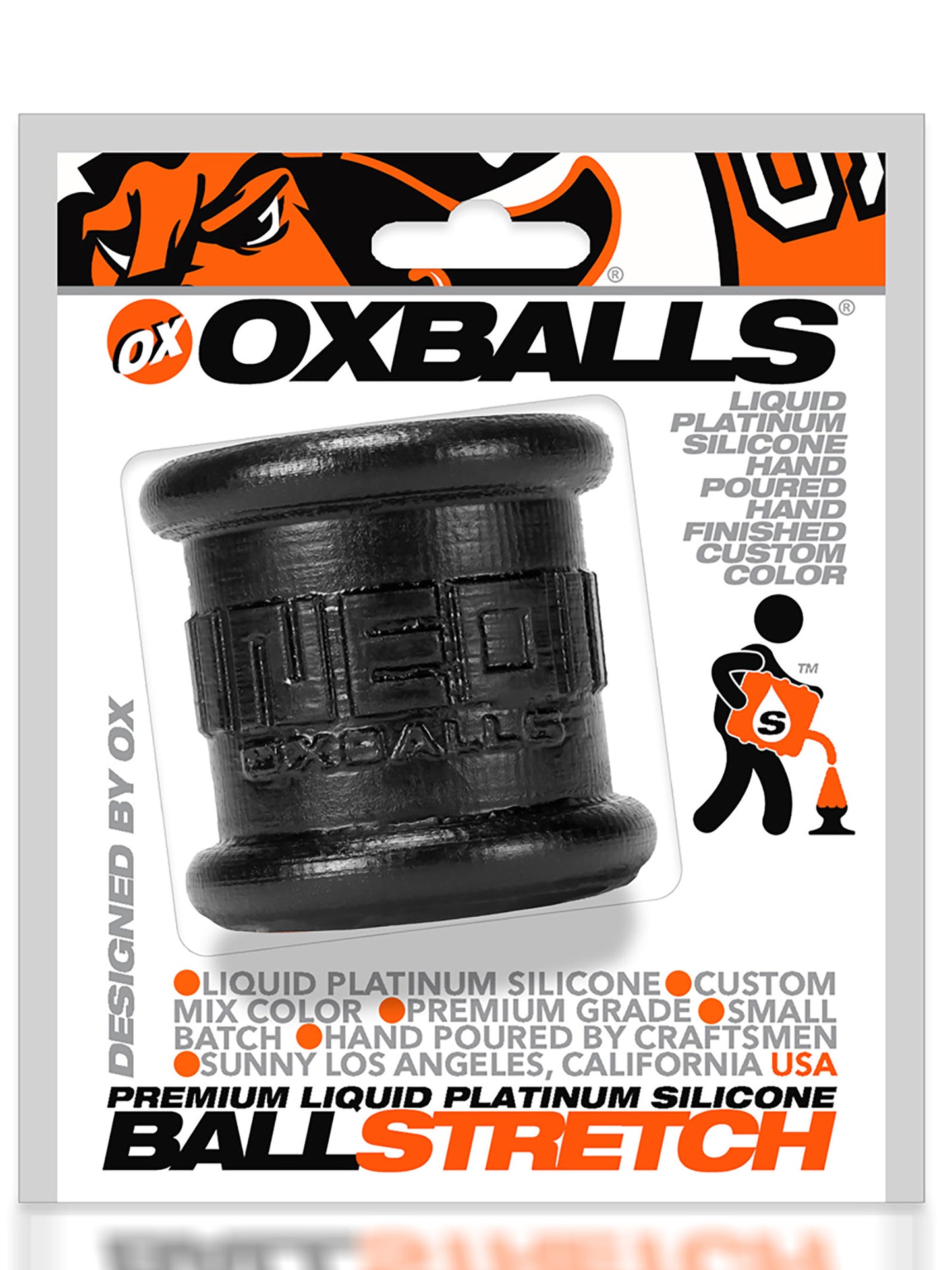 OXBALLS - Neo Tall - Liquid Platinum Silicone Ballstretcher